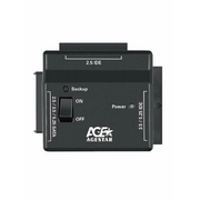  Адаптер-переходник для HDD AgeStar FUBCP2 IDE SATA пластик черный 2.5" 3.5" 5.25" 