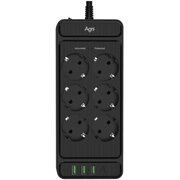  Сетевой фильтр AGNI TP-FS4U6E-C-2m-black 