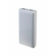  Power bank Perfeo PF_E2092 20000mah + In Micro usb+Type-C Out USB 1А, 2.1A White 
