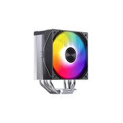  Кулер JONSBO CA40 ARGB Black (225W, 4-pin PWM, 157mm, Al/Cu, 4x6mm, 1x120mm, 69.61CFM, 32.6dBA, 1800RPM, S 1851/1700/1200) 