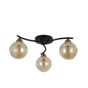  Люстра HIPER Indira H182-3, 3х40Вт, черный 