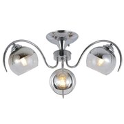  Люстра HIPER H217-3, 3х60Вт, хром/прозрачный 