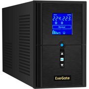  ИБП Exegate SineTower SN-1000.LCD.AVR.2SH.1C13.USB (EX295981RUS) 1000VA/800W, чистая синусоида, LCD дисплей, AVR инвертор, синус, для котла 