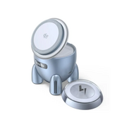  Зарядное устройство UGREEN W713 (65300) UNO 2-in-1 Magnetic 25W Wireless Qi2 Charger серебристо-голубой 