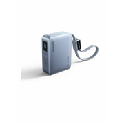  Внешний аккумулятор UGREEN PB584 (75173B) Fast Charging 5000mAh USB-C 33W со встроенным кабелем USB-C голубой 