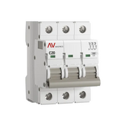  Автоматический выключатель EKF AV-10 Averes (mcb10-3-20C-av) 