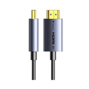  Кабель UGREEN HD183 (55510) HDMI 8K Fiber Optic Cable Male to Male Aluminum Shell 50м темно-серый 