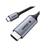  Кабель UGREEN CM565 (35596) USB-C to HDMI 8K 60Hz Cable 1,5м серый космос 