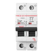  Автоматический выключатель Akel ВА47-MCB-N-2P-C25-DC (401547) 