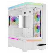  Корпус Thermalright M10 White Fan4-M (TRTLM10WF4M) / TG / 4x120mm ARGB PWM Fans / USB Type-C / mATX 