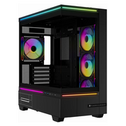  Корпус Thermalright M10 Black Fan4-M (TRTLM10BF4M) / TG / 4x120mm ARGB PWM Fans / USB Type-C / mATX 