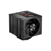  Кулер PcCooler RZ820 Display BK (290W, 4-pin PWM, LED, 169mm, Al/Cu, 8x6mm, 1x140mm + 1x150mm, 71.9/78.7CFM, 27.1/35.8dBA) 