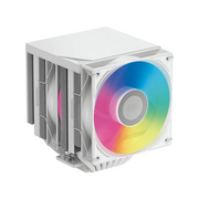  Кулер PcCooler RT720 TC ARGB WH (270W, 4-pin PWM, 157.5mm, Al/Cu, 7x6mm, 2x120mm, 73.32CFM, 34.9dBA, 2200RPM) 