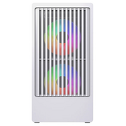  Корпус Powercase Mistral SM07 ARGB (CMMSM07W-A3), Tempered Glass, 3x120mm ARGB PWM fans, белый, mATX 