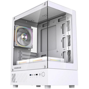  Корпус Powercase Vision Micro M1 ARGB (CVMM1W-A3), Tempered Glass, 3x 120mm ARGB fans, белый, mATX 