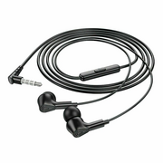  Наушники Hoco M102 Ingenious universal earphones with microphone black 
