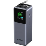  Внешний аккумулятор UGREEN PB726 (95670B) 165W 20000mAh USB-C USB-A с выдвижным кабелем (ССС) серый космос 