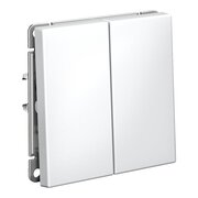  Выключатель Systeme electric Artgallery GAL001351 2-клавишный сх.5, 10АХ, механизм, лотос 