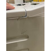  УЦ Стиральная машина MIDEA MFE12W75B/W-RU (плохая упаковка, б/у, нет документации, замена шкифа) 