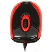  Мышь Delux DLM-363BR черно-красная 