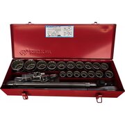  Набор торцевых головок с принадлежностями King Tony 6023MR 3/4" 12-гранные 22-50мм 23 предмета 