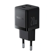  Зарядное устройство Baseus P10111608113-00 Palm fast charger C+U 20W EU Cluster Black 