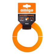  Леска для триммера Amigo 70324 2,4мм круг 15м 