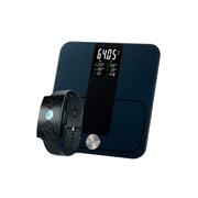  Набор HEALBE HSCB-4BL Start Control 2 весы черные + GoBeU черный 