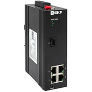  Коммутатор промышленный управляемый EKF TSX-ML2-1GX/SFP-4GTP уровня L2 ML2-1GX/SFP-4GTP 1 порт 1000Base-X SFP 4 порта 10/100/1000Base-T(X) RJ45 c PoE 