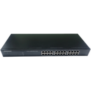  Неуправляемый коммутатор NEOMAX NMS-124P-1000-SR, 24 порта 1000 Mbps, металл Rack 