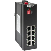  Коммутатор промышленный неуправляемый EKF TSX-U-8GT U-8GT 8 портов 10/100/1000Base-T(X) RJ45 монтаж на DIN-рейку TSX 