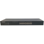  Неуправляемый коммутатор NEOMAX NMS-116P-1000-SR, 16 портов 1000 Mbps, металл Rack 
