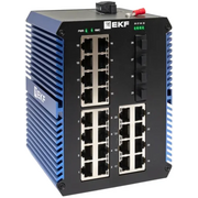  Коммутатор промышленный неуправляемый EKF TSX-U-4GX/SFP-24GTP U-4GX/SFP-24GTP 4 порта 1000Base-X SFP 24 порта 10/100/1000Base-T(X) RJ45 c PoE 