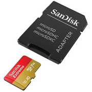  Карта памяти SanDisk Extreme microSDXC 256GB (SDSQXAV-256G-GN6MA) Class 10, UHS-I, W130, R 190 МБ/с, адапт 