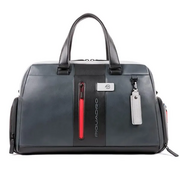  Сумка дорожная Piquadro Urban BV4447UB00/GRN унисекс, кожа натуральная, серый /черный 