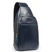 Рюкзак слинг Piquadro Blue Square Revamp CA5577B2V/BLU синий кожа 