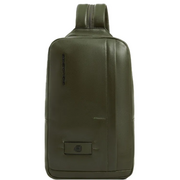  Рюкзак слинг Piquadro Russel CA6764W137/VE2 хаки кожа 