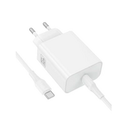  Зарядное устройство HOCO C162A Source single port PD40W Charger set (C to C) EU White 