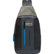  Рюкзак слинг Piquadro Urban CA6540UB00/NGR черный натуральная кожа 