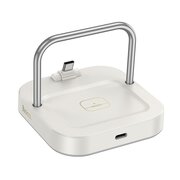  Беспроводное ЗУ HOCO CQ16B Astute 2-in-1 desktop charger молочно-белый 