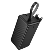  Аккумулятор внешний BOROFONE BJ79C with 3 cables 50000mAh чёрный 