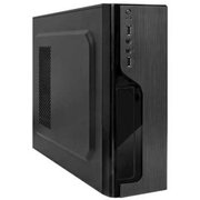  Корпус BoxIT 2204BB 400w mATX/slim 2xUSB2.0 black 