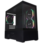  Корпус 1STPLAYER CV6 ARGB Black (CV6-BK-2FAR-2FH7R-1FH7) / mATX / 3x120mm ARGB 2x120mm fans 