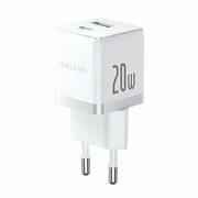  Зарядное устройство Baseus P10111608213-00 Palm fast charger C+U 20W EU Moon White 