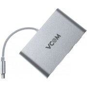  USB-концентратор VCOM CU455 USB 3.1 Type-C(M)--HDMI+USB 3.0+RJ45+PD charging (1/72) 