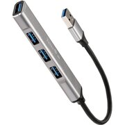 USB-концентратор TELECOM TA308U USB 3.0--USB 3.0+3*USB 2.0, Aluminum Shell, 0.2м (1/100) 