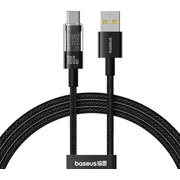  Кабель BASEUS P10373002111-00 Gem Fast Charging Data Cable USB to USB-C 100W 1m Cluster Black 