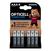  Батарейка OPTICELL Turbo Max LR03 BL6 (6053006) 