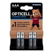  Батарейка OPTICELL Turbo Max LR03 BL4 (6053004) 