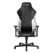  Кресло DxRacer OH/DL23/NW PU-кожа, Топ-Ган, подлокотники 3D чёрно-белое 